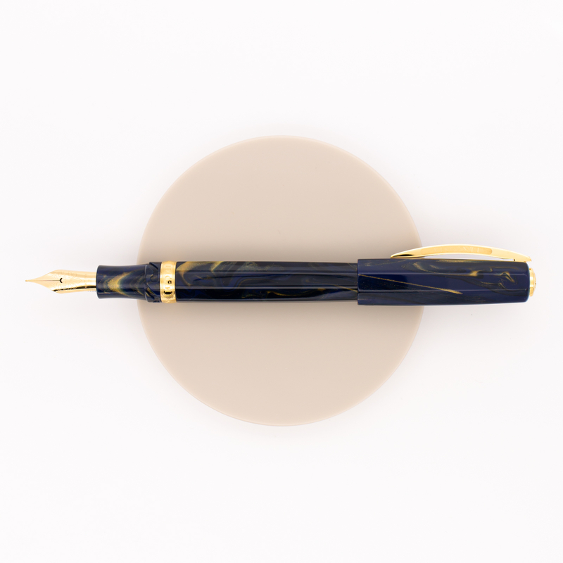 Visconti Medici Penna Stilografica Golden Blue