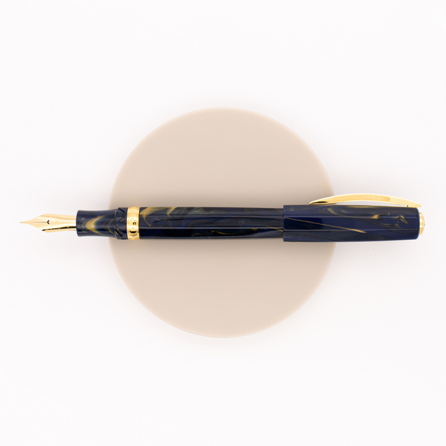 Visconti Medici Penna Stilografica Golden Blue