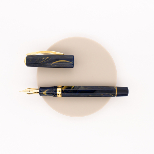 Visconti Medici Penna Stilografica Golden Blue