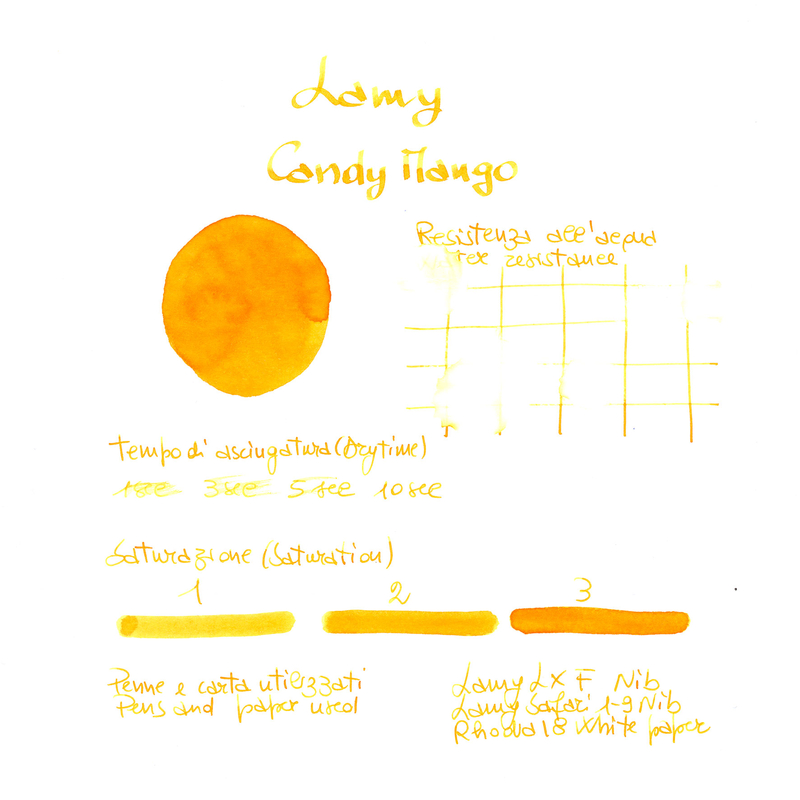Lamy T52 Candy Mango Inchiostro 50 ml Edizione Speciale 2020 Lamy T52 Candy Mango Inchiostro 50 ml Edizione Speciale 2020