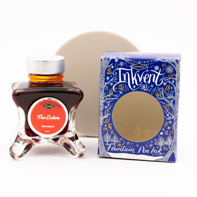 Diamine Inkvent Fire Embers Ink Bottle 50 ml Blue Edition