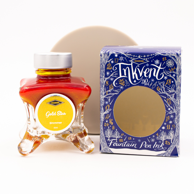 Diamine Inkvent Gold Star Inchiostro 50 ml Blue Edition Shimmer