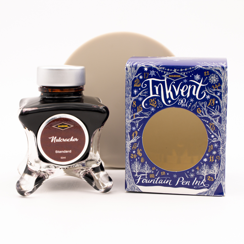 Diamine Inkvent Nutcracker Ink Bottle 50 ml Blue Edition