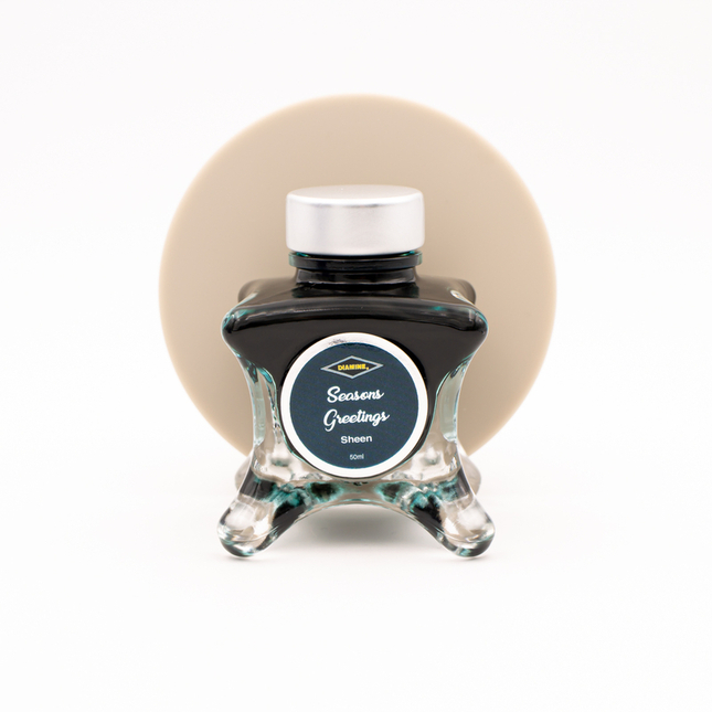 Diamine Inkvent Seasons Greetings Inchiostro 50 ml Blue Edition Sheen