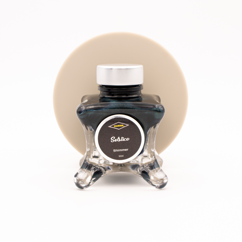 Diamine Inkvent Solstice Ink Bottle 50 ml Blue Edition Shimmer