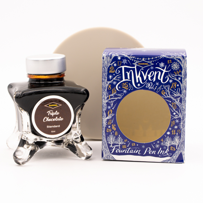 Diamine Inkvent Triple Chocolate Inchiostro 50 ml Blue Edition