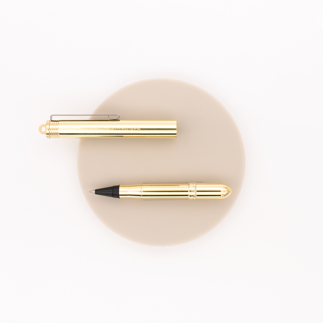 Traveler's Company Brass Rollerball Pen