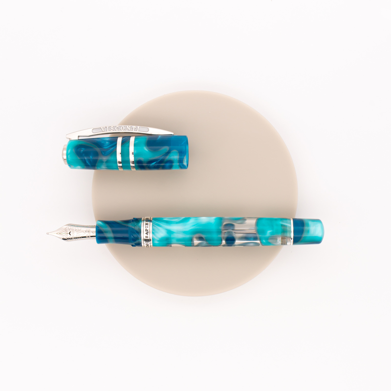 Visconti Homo Sapiens Penna Stilografica Blue Lagoon Edizione Limitata Visconti Homo Sapiens Penna Stilografica Blue Lagoon Edizione Limitata