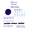 Diamine Inkvent Happy Holidays Ink Bottle 50 ml Blue Edition Shimmer & Sheen