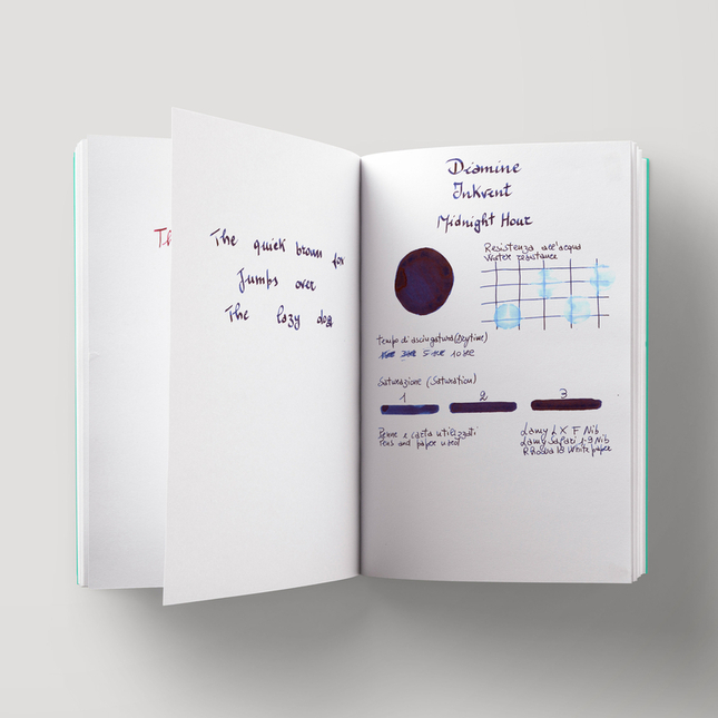 Diamine Inkvent Midnight Hour Ink Bottle 50 ml Blue Edition Sheen