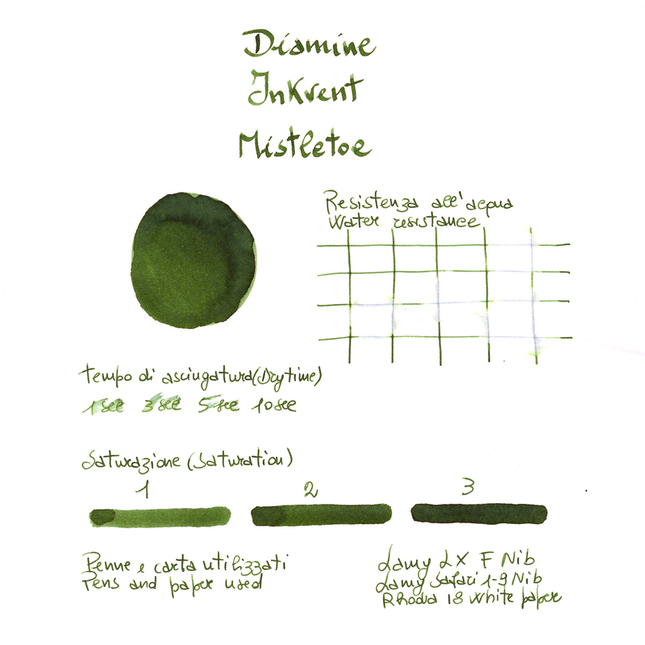 Diamine Inkvent Mistletoe Inchiostro 50 ml Blue Edition