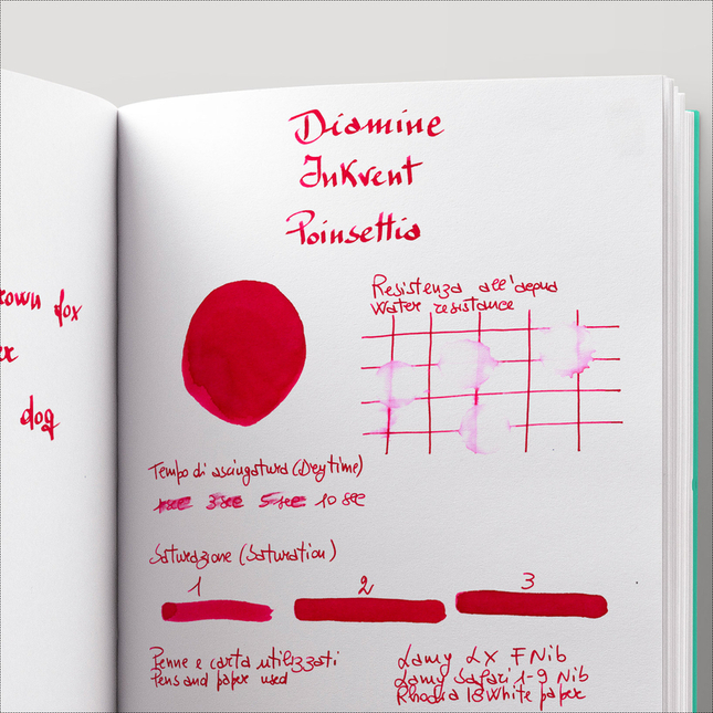 Diamine Inkvent Poinsettia Inchiostro 50 ml Blue Edition