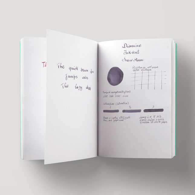 Diamine Inkvent Snow Storm Inchiostro 50 ml Blue Edition Shimmer