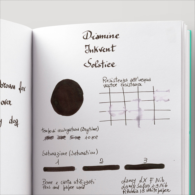 Diamine Inkvent Solstice Inchiostro 50 ml Blue Edition Shimmer
