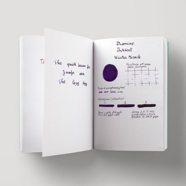 Diamine Inkvent Winter Miracle Inchiostro 50 ml Blue Edition Shimmer & Sheen