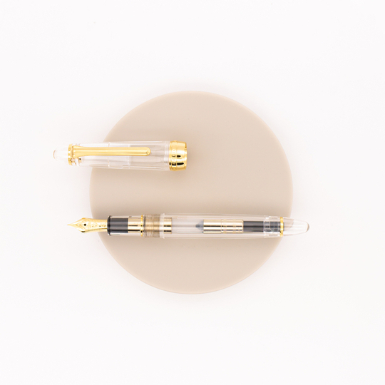 Sailor 1911 Standard Penna Stilografica Trasparente & Oro
