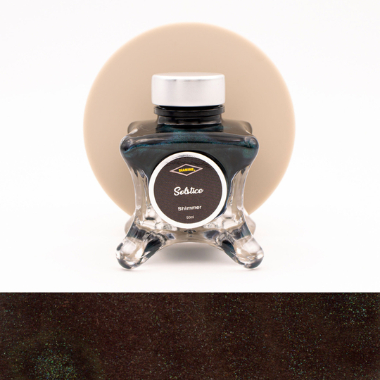 Diamine Inkvent Solstice Inchiostro 50 ml Blue Edition Shimmer