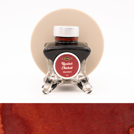 Diamine Inkvent Roasted Chestnut Inchiostro 50 ml Blue Edition