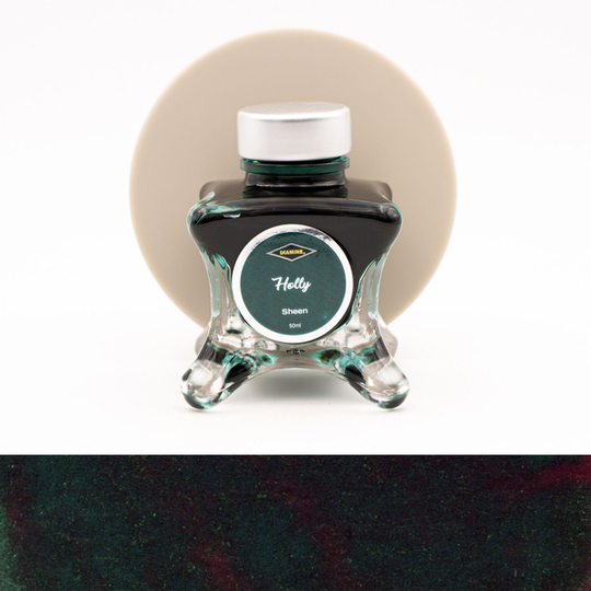 Diamine Inkvent Holly Inchiostro 50 ml Blue Edition Sheen