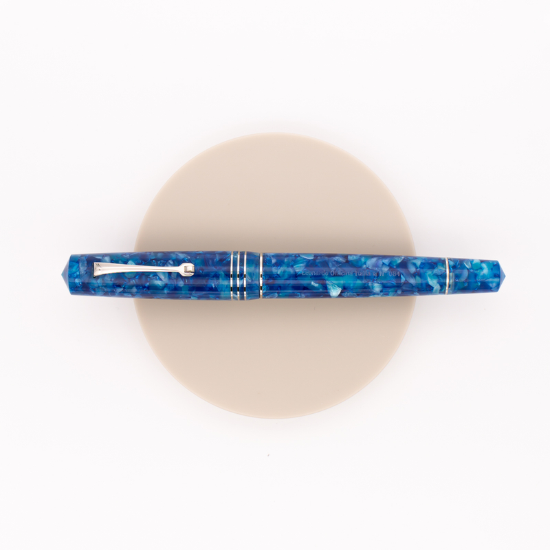 Leonardo Officina Italiana Momento Zero Grande 2020 Penna Stilografica Blu Marina Capri