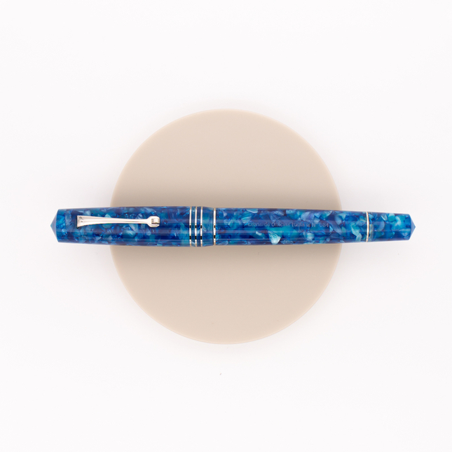 Leonardo Officina Italiana Momento Zero Grande 2020 Penna Stilografica Blu Marina Capri