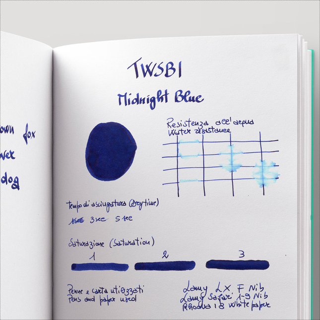 Twsbi Midnight Blue Ink Bottle 70 ml