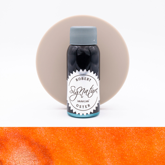 Robert Oster Shake 'N' Shimmy Glistening Orange Rumble Ink Bottle 50 ml