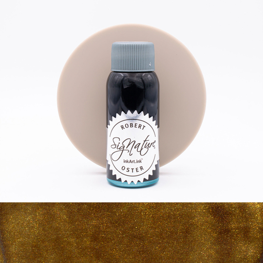 Robert Oster Shake 'N' Shimmy Grun Gilt Ink Bottle 50 ml