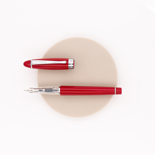 Aurora Ipsilon Demo Colors Penna Stilografica Rossa & Rodio