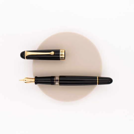 Aurora 88 Big Fountain Pen Black & Gold