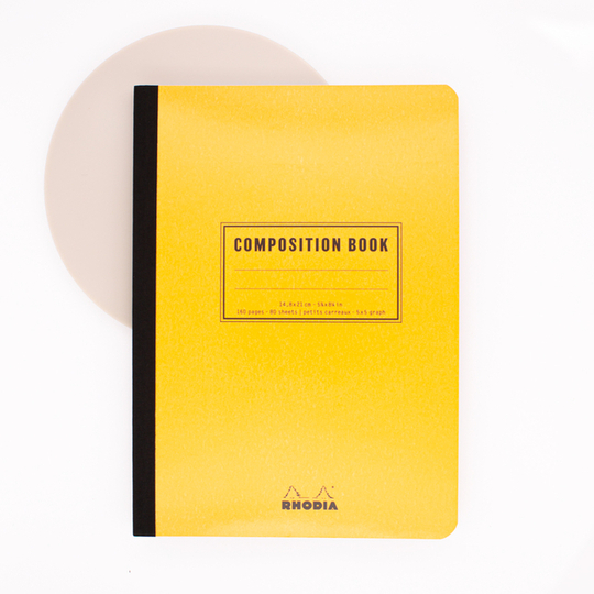 Rhodia Composition Book A5 Quadretti Arancione