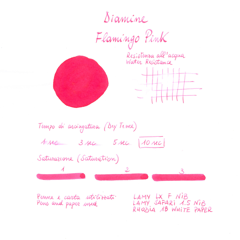 Diamine Flamingo Pink Ink Bottle 30 ml
