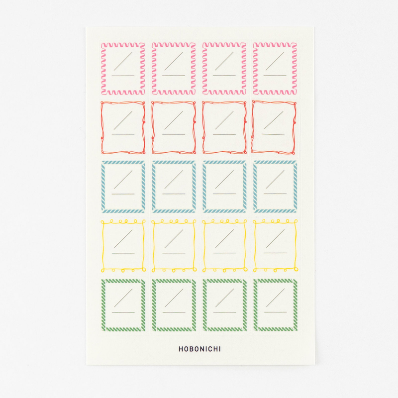 Hobonichi Frame Stickers Hobonichi Frame Stickers