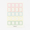 Hobonichi Frame Stickers Hobonichi Frame Stickers