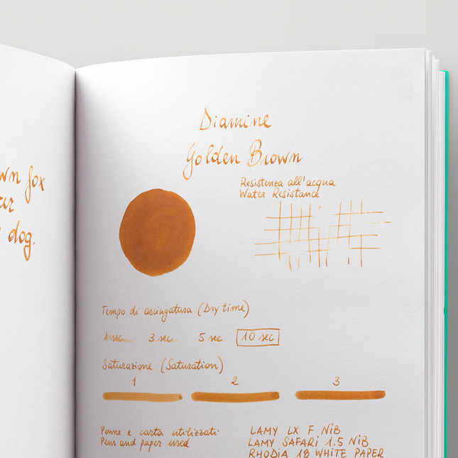Diamine Golden Brown Ink Bottle 30 ml