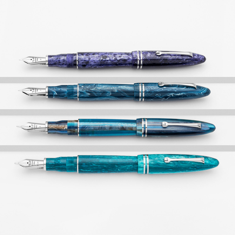 Leonardo Officina Italiana Furore Grande Fountain Pen Blue Positano