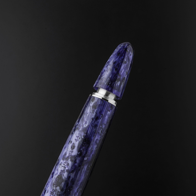 Leonardo Officina Italiana Furore Grande Fountain Pen Blue Positano 14 KT Gold Nib