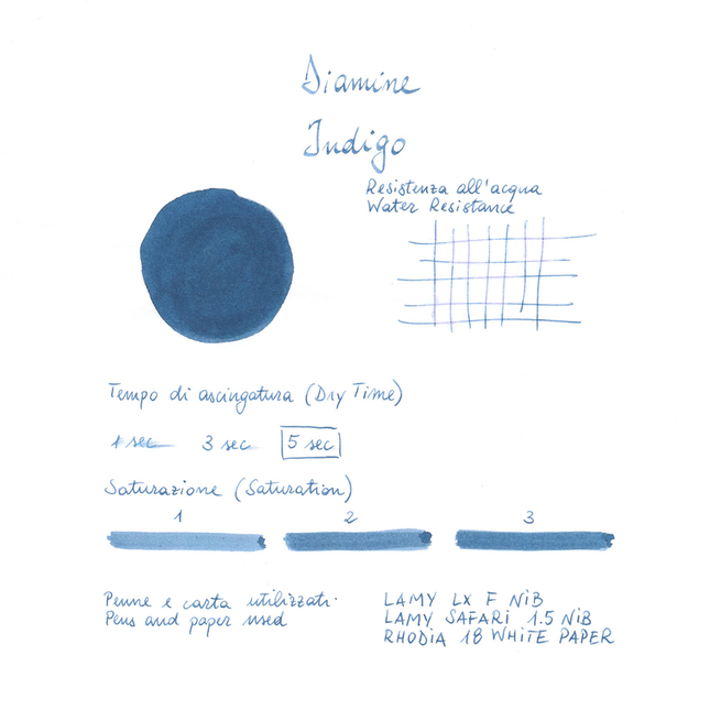 Diamine Indigo Inchiostro 30 ml