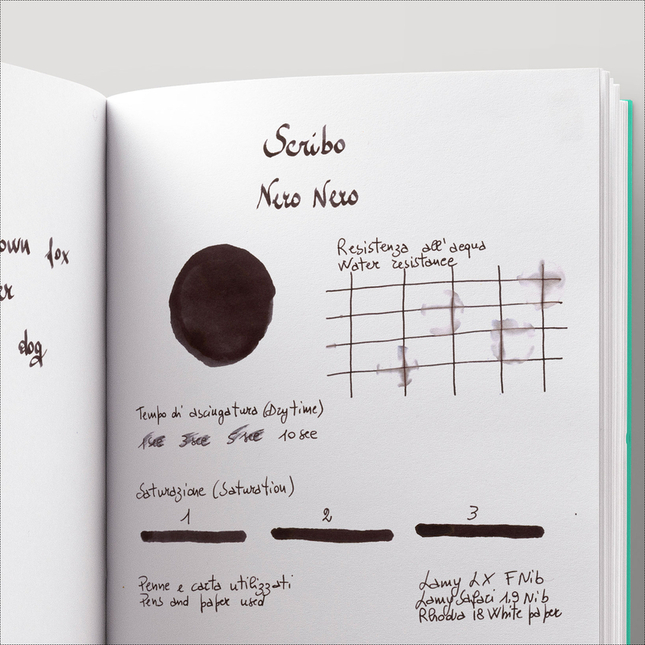 Scribo Nero Nero Ink Bottle 90 ml