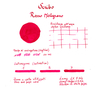 Scribo Rosso Melograno Ink Bottle 90 ml