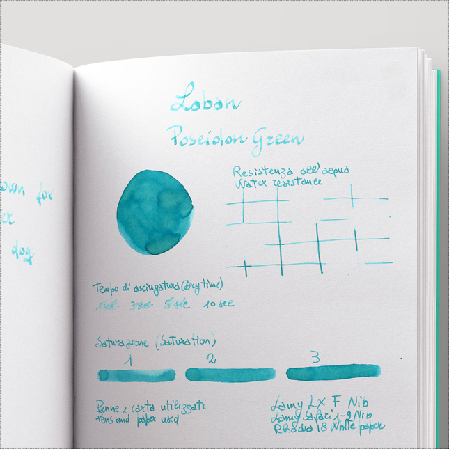 Laban Poseidon Green Ink Bottle 50 ml