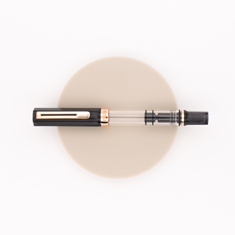 Twsbi Eco Penna Stilografica Smoke & Oro Rosa