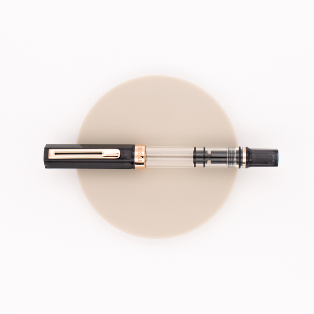 Twsbi Eco Penna Stilografica Smoke & Oro Rosa