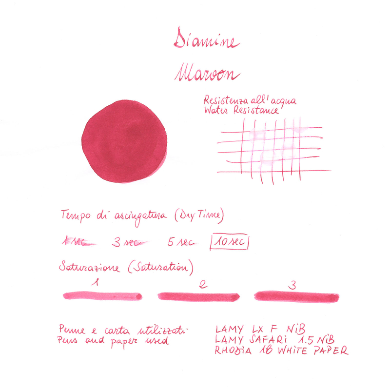 Diamine Maroon Inchiostro 30 ml