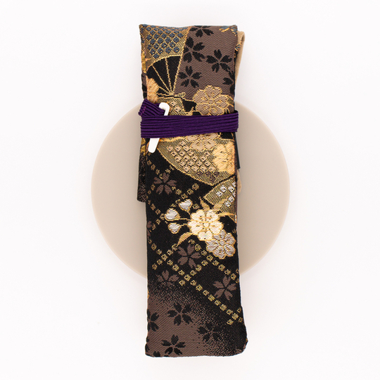 Taccia Kimono Nishijin Portapenne 1 Posto Sakura Night