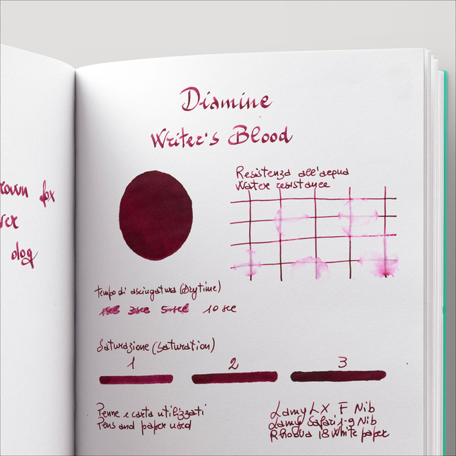 Diamine Writer's Blood Inchiostro 30 ml