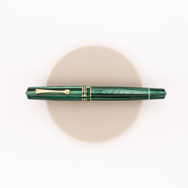 Leonardo Officina Italiana Momento Zero Fountain Pen Alga Green & Gold