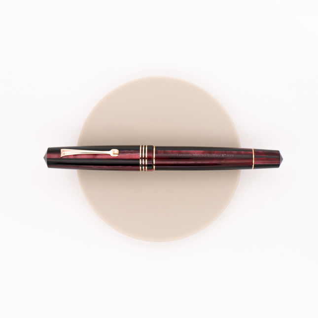 Leonardo Officina Italiana Momento Zero Fountain Pen Prugna & Rose Gold