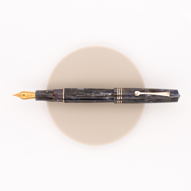 Leonardo Officina Italiana Momento Zero Fountain Pen Horn & Rose Gold