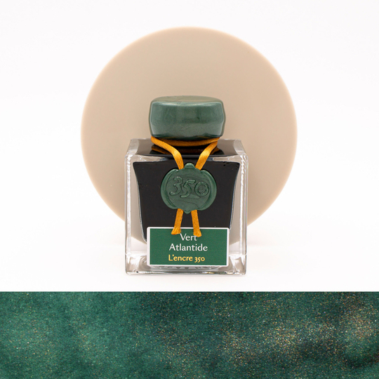 Jacques Herbin Vert Atlantide Ink Bottle 50 ml 350th Anniversary Limited Edition